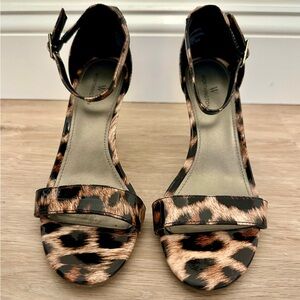 Worthington Leopard Print Sandals